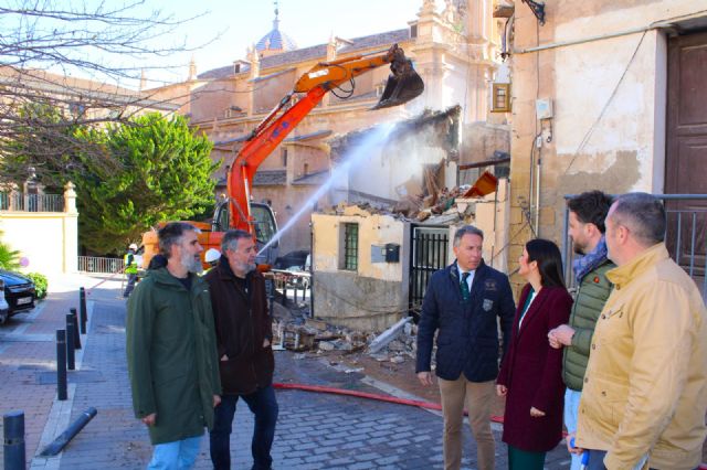 La demolición de tres inmuebles junto a la vieja Cárcel inicia la regeneración del área de los Barrios Altos de Lorca - 3, Foto 3