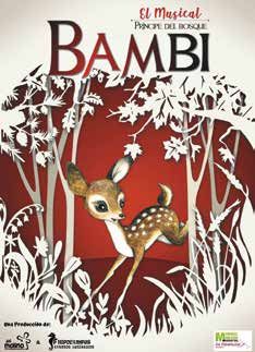 Del Molino Producciones presenta BAMBI, PRÍNCIPE DEL BOSQUE en el Teatro Villa de Molina el sábado 13 de enero - 1, Foto 1