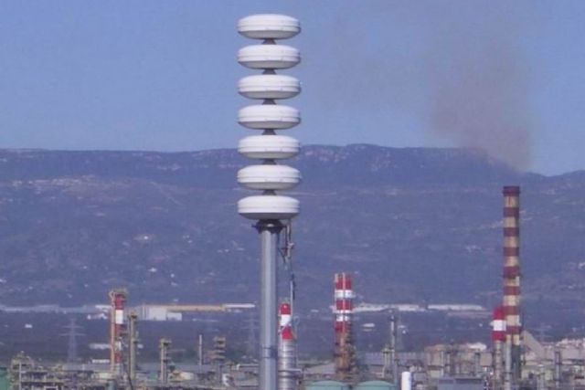 Alumbres contará con dos nuevas torres de emergencia para avisar a la población en caso de accidente en Escombreras - 1, Foto 1