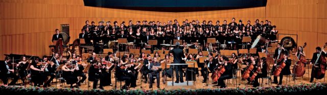 El Auditorio regional acoge un concierto solidario a cargo de la Orquesta y el Coro del Conservatorio Superior de Música de Murcia - 1, Foto 1