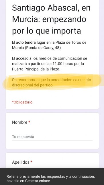 El Sector de Medios de CCOO condena el veto de VOX a medios de comunicación en Murcia - 1, Foto 1