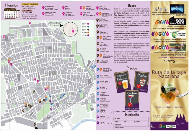 Un total de 26 locales participan en la I Ruta de la tapa Nazarena por Molina, que se celebra del 11 al 27 de marzo de 2016 - 2, Foto 2