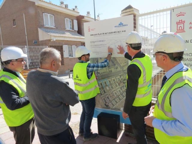 Aguas de Murcia trabaja en la rehabilitación de la red de abastecimiento de varias calles de El Puntal - 2, Foto 2