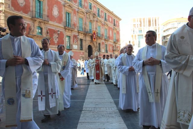 “No sé cómo decir más alto y mejor, lo orgulloso que estoy de mis hermanos sacerdotes”, Mons. Lorca en la Misa Crismal - 3, Foto 3