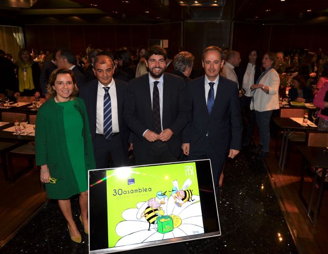 El presidente Fernando López Miras asiste a la Asamblea General de la Unión de Cooperativas de la Región de Murcia - 2, Foto 2