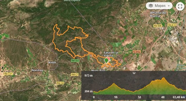 Este es el recorrido de la XXIII Bike Maratón Ciudad de Totana 2021 - 1, Foto 1