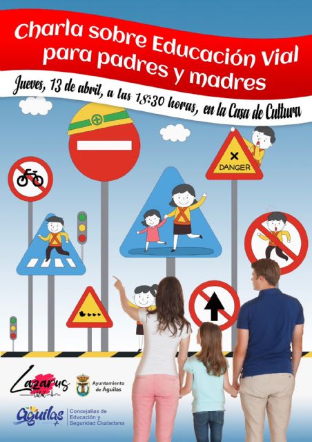 El Ayuntamiento de Águilas organiza una charla para padres y madres sobre educación vial - 1, Foto 1