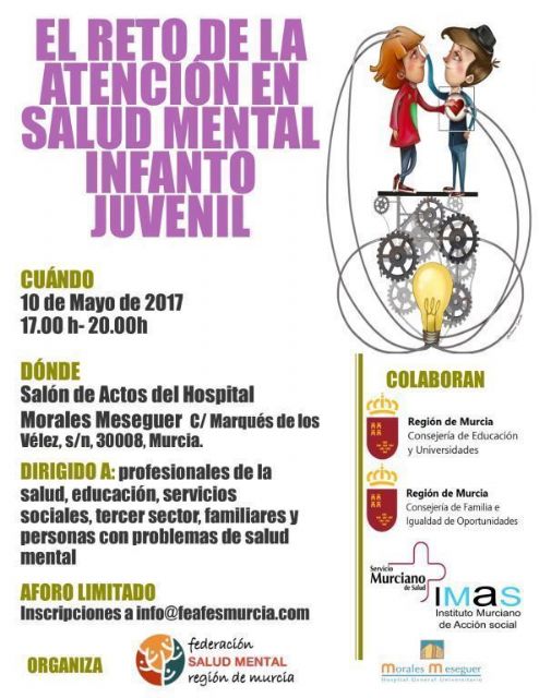 170 profesionales, familiares y afectados se reunen en Murcia para abordar el reto de la atención en salud mental infanto juvenil - 1, Foto 1