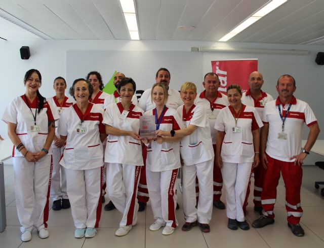 Limcamar reconoce a su plantilla en el Aeropuerto Internacional de la Región de Murcia en un acto de homenaje - 2, Foto 2