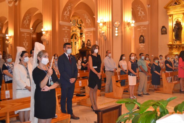 Una misa y una procesión por el interior de la iglesia de San Juan, únicos actos en el Día Grande del Patrón, Corpus Christi - 2, Foto 2