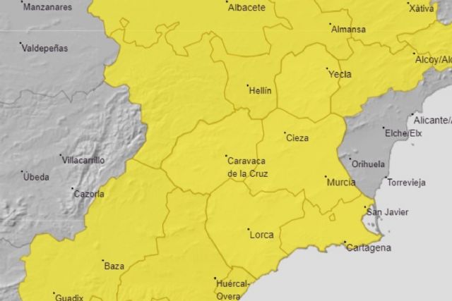 Aviso amarillo por tormenta y granizo este miércoles en Cartagena y comarca - 1, Foto 1
