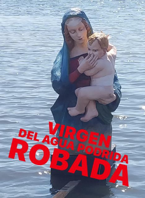 Roban la Estatua de la Virgen del Agua Podrida en el Mar Menor - 1, Foto 1