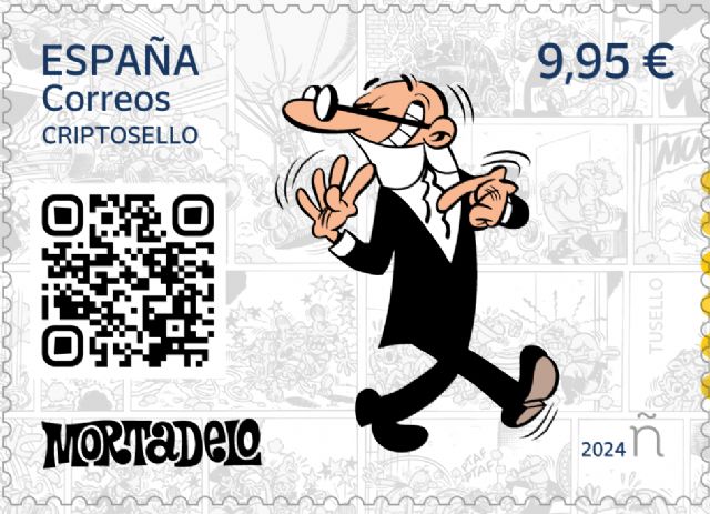 Correos presenta el primer CRIPTOSELLO de España, dedicado a Mortadelo y sus disfraces - 1, Foto 1