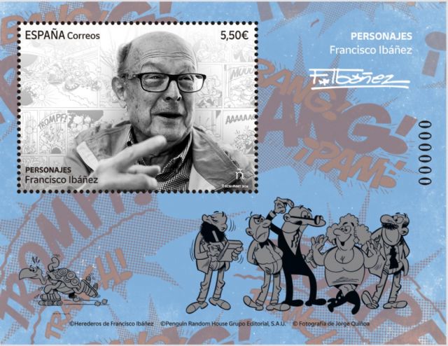 Correos presenta el primer CRIPTOSELLO de España, dedicado a Mortadelo y sus disfraces - 2, Foto 2