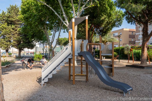 Parques cerrados y arbolado balizado ante la alerta amarilla por calor en Cartagena este viernes - 1, Foto 1