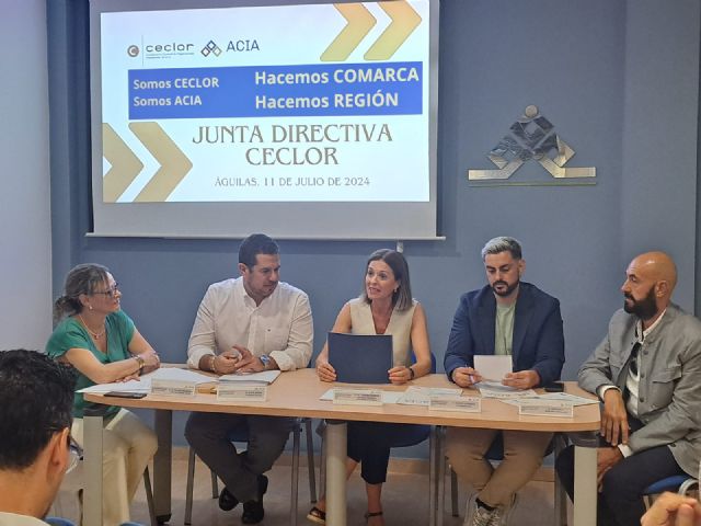 Ceclor se adhiere al manifiesto de cepyme en la directiva celebrada en Águilas - 1, Foto 1