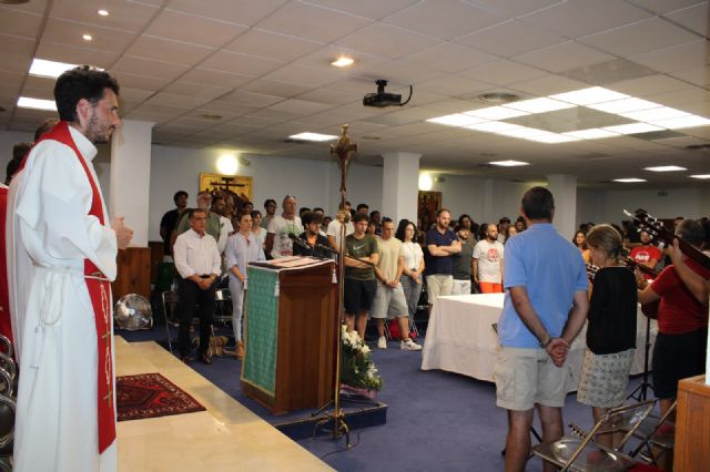 Lorca acoge a 160 jóvenes de la región italiana de la Liguria de regreso del encuentro con el Papa Francisco en Lisboa - 2, Foto 2