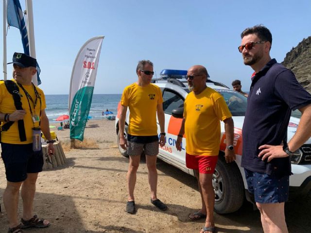 Disminuyen las intervenciones del Plan Copla este verano en las playas de Lorca, donde no ha habido incidencias graves, pero sí un mayor número de bañistas - 1, Foto 1