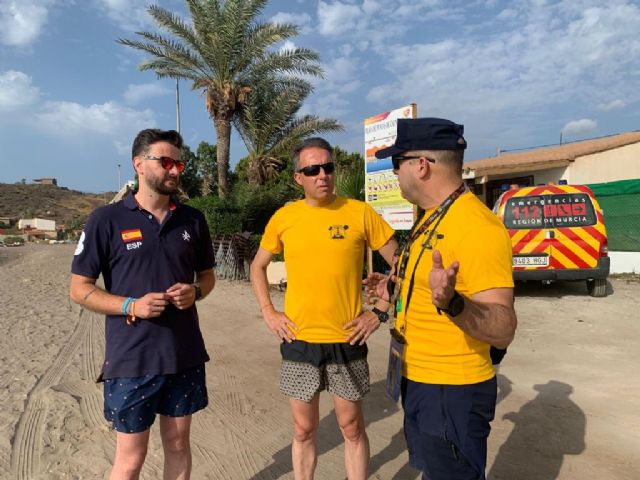 Disminuyen las intervenciones del Plan Copla este verano en las playas de Lorca, donde no ha habido incidencias graves, pero sí un mayor número de bañistas - 3, Foto 3