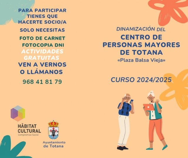 Amplían la oferta de actividades de dinamización de los Centros de Personas Mayores en Totana y El Paretón para el curso 2024/2025 - 2, Foto 2