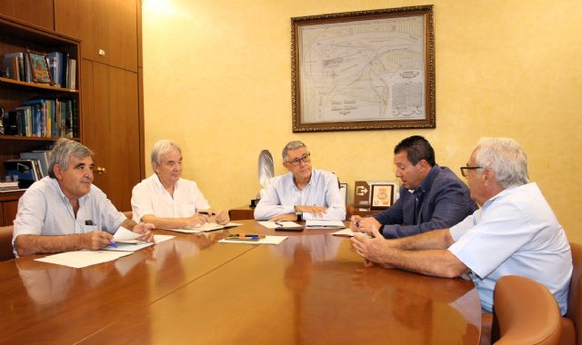 El presidente de la Confederación Hidrográfica del Segura ha mantenido una reunión de trabajo con el Alcalde de Mula - 1, Foto 1