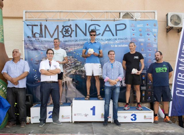 Más de 300 deportistas nadaron en las aguas de Cabo de Palos en la III TimonCap - 3, Foto 3