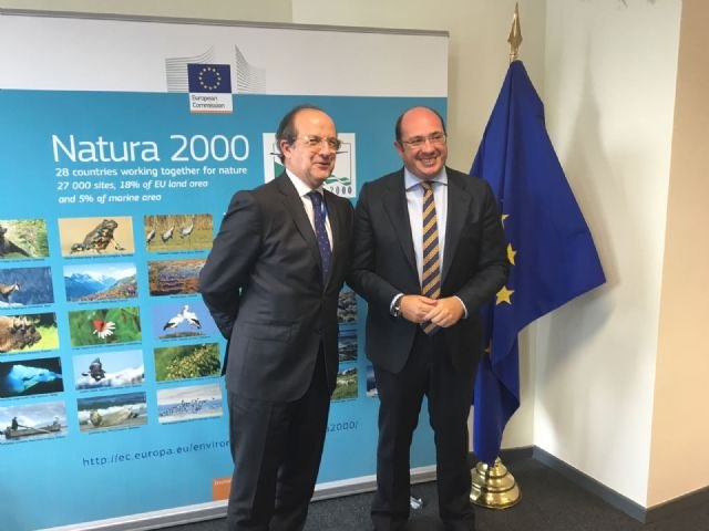 Pedro Antonio Sánchez acuerda con la Comisión Europea un seguimiento conjunto del plan de actuaciones en el Mar Menor - 1, Foto 1