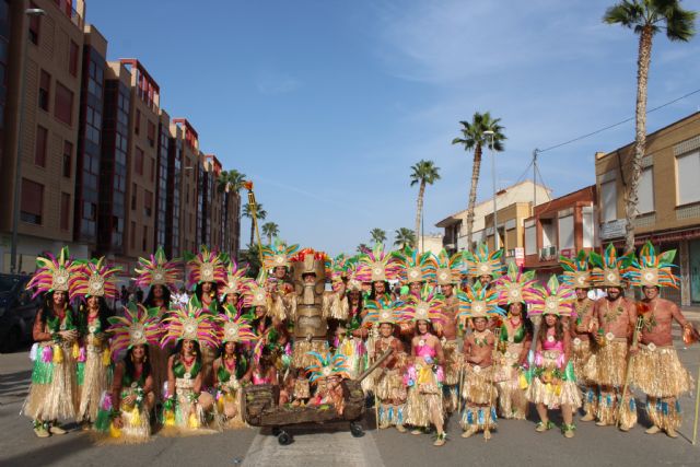 Los 'Chichilones Tiki Aloha' ganan el desfile de carrozas 2022 de Puerto Lumbreras - 3, Foto 3