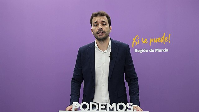 Javier Sánchez Serna: El objetivo de las maniobras de López Miras en la Asamblea es acabar con María Marín y Podemos - 1, Foto 1