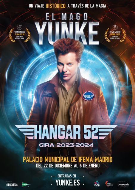 El mago Yunke y su magia de autor, protagonistas de la nueva gira de Hangar 52 - 1, Foto 1