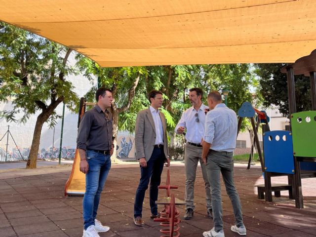 Finalizan las obras de instalación de velas en diversos parques infantiles del casco urbano y pedanías de Molina de Segura - 1, Foto 1