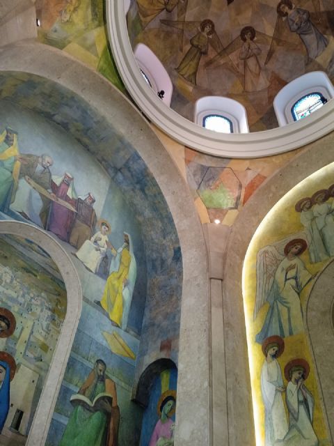 La capilla de la Sagrada Familia de Cartagena reabre sus puertas tras las obras de restauración de sus pinturas y la eliminación de humedades - 1, Foto 1