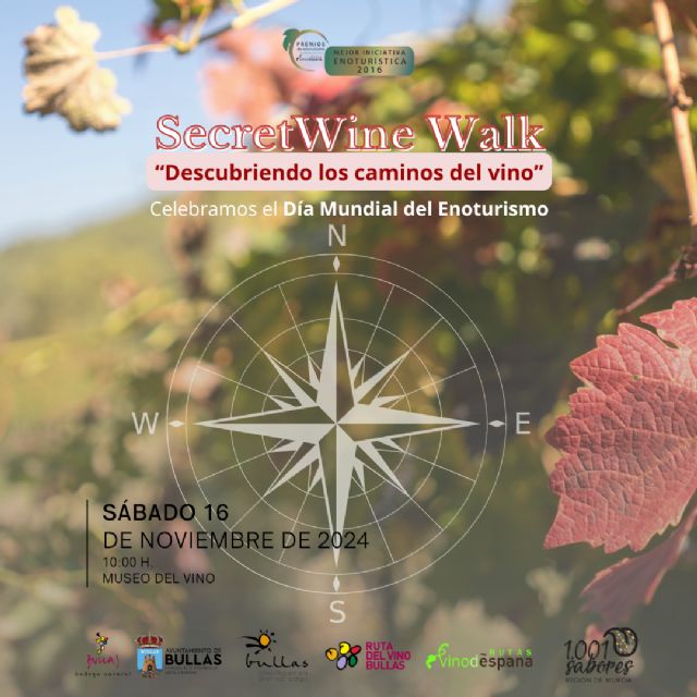 En noviembre Bullas celebra el Día Mundial del Enoturismo con una nueva edición de la 'SecretWine Walk' - 1, Foto 1