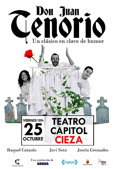 Don Juan Tenorio, un clásico en clave de humor llega al Teatro Capitol de Cieza - 1, Foto 1