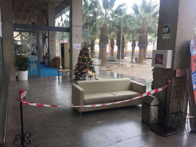 La UPCT toma medidas para garantizar la seguridad de la comunidad universitaria ante el episodio de fuertes vientos - 1, Foto 1