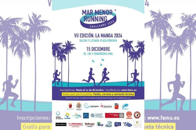 Carrera de 10 kilómetros en La Manga del Mar Menor este domingo 15 de diciembre - 1, Foto 1