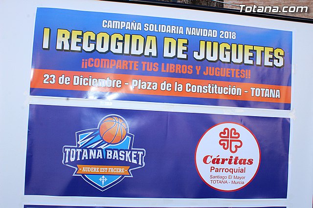 Totana Basket organiz la Campaña Solidaria Nadidad 2018 - I Recogida de Juguetes - 2