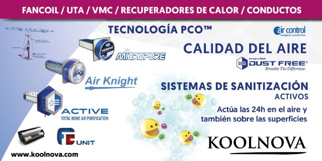 KOOLNOVA aplica la última tecnología en purificadores contra la pandemia - 1, Foto 1