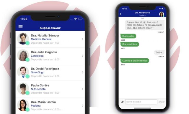 GLOBALFINANZ alcanza las 10.000 consultas médicas gratuitas a través de su app - 1, Foto 1