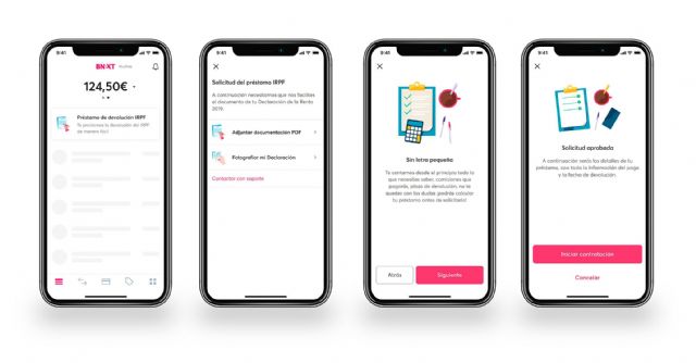 Bnext permite a sus usuarios percibir por adelantado la devolución del IRPF - 1, Foto 1