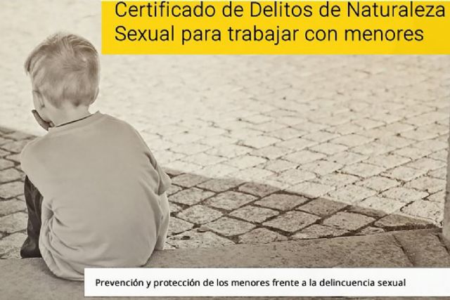 Justicia recuerda la obligación de presentar el certificado de delitos sexuales para las actividades relacionadas con menores - 1, Foto 1