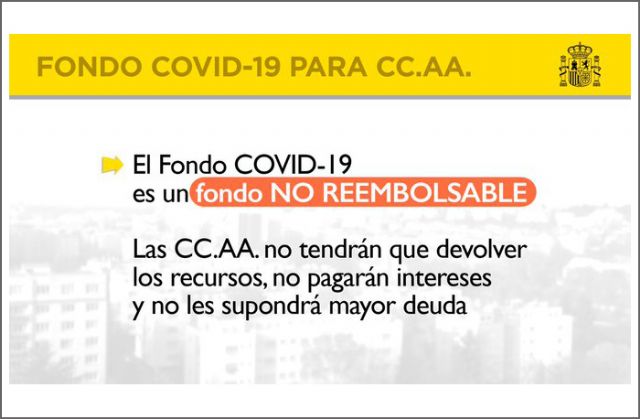 El Congreso convalida la creación del Fondo COVID-19 de 16.000 millones para las comunidades autónomas que financiará el impacto de la pandemia - 1, Foto 1