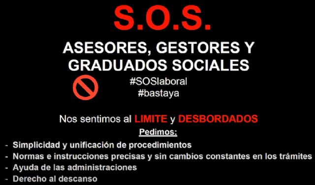 El movimiento ‘S.O.S Basta Ya Laboral’ suma fuerzas ante los excesos de trabajo de las asesorías - 1, Foto 1