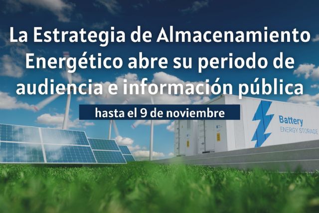 El MITECO lanza a información pública la Estrategia de Almacenamiento Energético, clave para aportar flexibilidad y estabilidad al sistema en la transición energética - 1, Foto 1