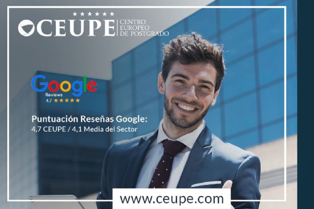 Google reconoce a CEUPE como la mejor escuela online de posgrado en español - 1, Foto 1