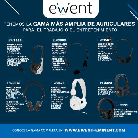 Ewent propone su gama de auriculares para encontrar el regalo de esta Navidad - 1, Foto 1