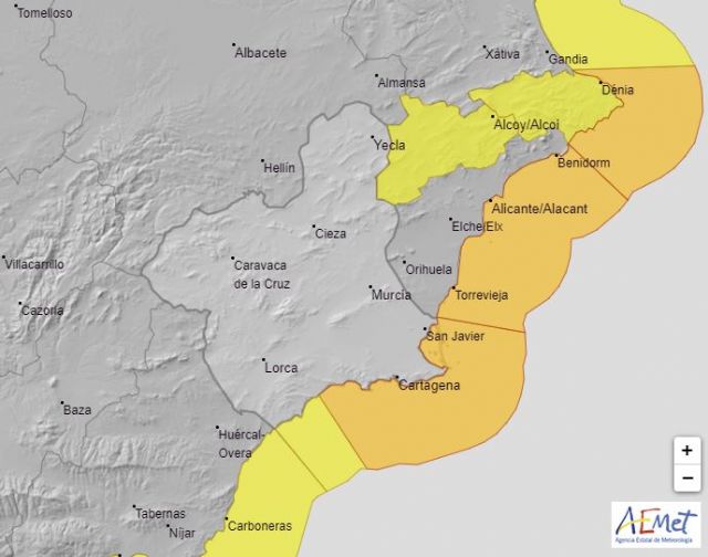 Meteorología advierte de temporal en la costa para el sábado y emite avisos de nivel naranja y amarillo - 1, Foto 1