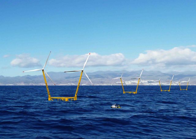 Enerocean lanza dos proyectos de 180MW de eólica marina flotante con la plataforma W2Power en Gran Canaria - 1, Foto 1