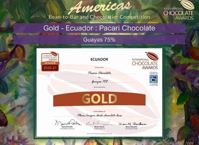 Pacari recibe 22 galardones en los International Chocolate Awards - 1, Foto 1