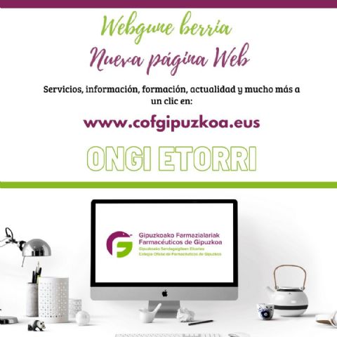 Colegio de Farmacéuticos de Gipuzkoa estrena web y facilita la accesibilidad a la información de servicios - 1, Foto 1